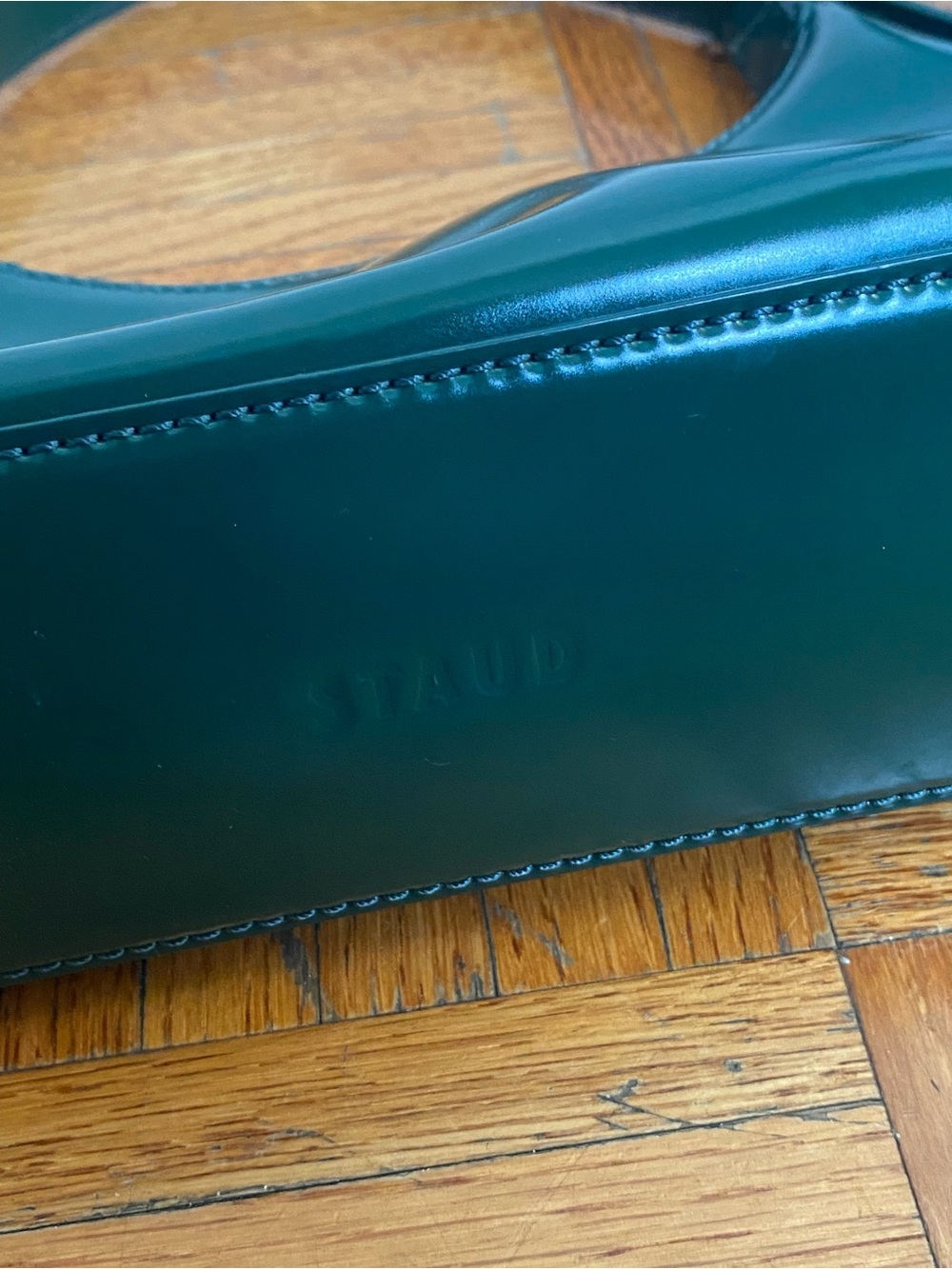 Like-New Staud Scotty Bag in Deep Forest Green w/ Original Dust Bag - Picture 8 of 11